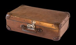 Gammal sjaskig tappningresv?ska som isoleras p? svart bakgrund retro stil royaltyfria bilder Gammal sjaskig tappningresv?ska som isoleras p? svart bakgrund retro stil royaltyfria bilder