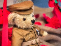 Gammal soldat Remembrance Teddy Gammal soldat Remembrance Teddy