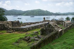 Gammalt fort i Portobelo Panama royaltyfria bilder Gammalt fort i Portobelo Panama royaltyfria bilder