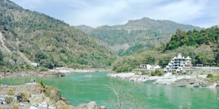 Ganges w rishikesh obrazy stock Ganges w rishikesh obrazy stock