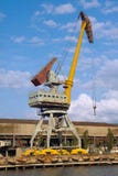 Gantry Crane In The Harbor Royalty Free Stock Images