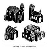 Garabato determinado de la casa, ejemplo del vector ilustración del vector Garabato determinado de la casa, ejemplo del vector ilustración del vector