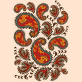 Garabato a mano de Henna Mehndi Abstract Mandala Flowers y de Paisley libre illustration Garabato a mano de Henna Mehndi Abstract Mandala Flowers y de Paisley libre illustration