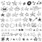 Garabatos de la estrella libre illustration Garabatos de la estrella libre illustration