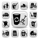 Garbage icons royalty free illustration Garbage icons royalty free illustration