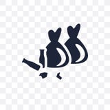 Garbage transparent icon. Garbage symbol design from Cleaning co stock illustration Garbage transparent icon. Garbage symbol design from Cleaning co stock illustration