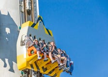 Gardaland nöjesfält i Italien på Augusti, 2013 royaltyfri bild Gardaland nöjesfält i Italien på Augusti, 2013 royaltyfri bild
