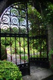 Garden with an Open Gate
