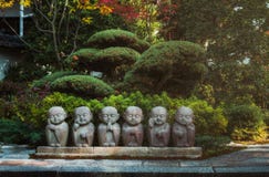 Beautiful Japanese landscaped pation in Kyoto Japan in the fall. Royalty Free Stock Photos Beautiful Japanese landscaped pation in Kyoto Japan in the fall. Royalty Free Stock Photos
