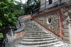 Garden Staircase In Old Estate Royalty Free Stock Photos