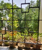Garden View From Home Window Stock Photography Garden View From Home Window Stock Photography