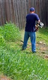 Gardening And Weed Whacking Stock Photos Gardening And Weed Whacking Stock Photos