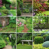 Gardens collage