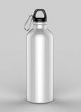Garrafas do metal do sipper do esporte para a água isolada no fundo cinzento para a zombaria acima e o projeto do molde A garrafa ilustração stock Garrafas do metal do sipper do esporte para a água isolada no fundo cinzento para a zombaria acima e o projeto do molde A garrafa ilustração stock