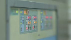 Gas leak detector control panel