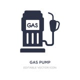 gas pump icon on white background. Simple element illustration from General concept royalty free illustration gas pump icon on white background. Simple element illustration from General concept royalty free illustration