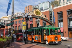 Gaslamp Quarter San Diego California royalty free stock photography Gaslamp Quarter San Diego California royalty free stock photography