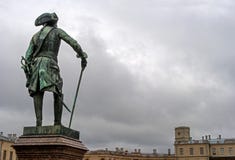 Gatchina, St. Petersburg, Russia - September 30, 2017: Monument to Russian Emperor Paul I. royalty free stock photos Gatchina, St. Petersburg, Russia - September 30, 2017: Monument to Russian Emperor Paul I. royalty free stock photos