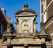 Gate in Hofstraat, Dordrecht, The Netherlands stock photos Gate in Hofstraat, Dordrecht, The Netherlands stock photos