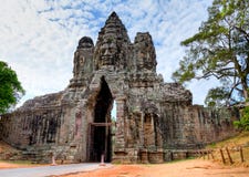 Gate Of Angkor Wat - Cambodia (HDR) Royalty Free Stock Image Gate Of Angkor Wat - Cambodia (HDR) Royalty Free Stock Image