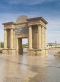 Gate of roman bridge in Cordoba, Spain stock photography Gate of roman bridge in Cordoba, Spain stock photography