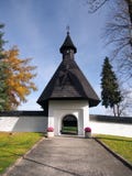 Gate to church in Tvrdosin, Slovakia stock image Gate to church in Tvrdosin, Slovakia stock image