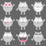 Gatos engraçados bonitos ilustração stock Gatos engraçados bonitos ilustração stock