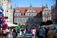 gdansk poland Arkivbild gdansk poland Arkivbild