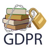 GDPR-begrepp Reglering för skydd för allmänna data Hand drog böcker royaltyfri illustrationer GDPR-begrepp Reglering för skydd för allmänna data Hand drog böcker royaltyfri illustrationer