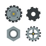 Gear icons isolated vector illustration mechanics web development shape work cog sign. vector illustration Gear icons isolated vector illustration mechanics web development shape work cog sign. vector illustration