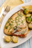 Gebratene dorado Fischfilet mit Gemüse stockfotos Gebratene dorado Fischfilet mit Gemüse stockfotos