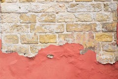 Gebrochener konkreter Weinlesewandhintergrund, alter Wandhintergrund Lizenzfreie Stockfotos Gebrochener konkreter Weinlesewandhintergrund, alter Wandhintergrund Lizenzfreie Stockfotos
