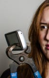 Gebroken celtelefoon stock afbeeldingen Gebroken celtelefoon stock afbeeldingen
