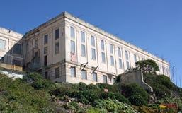 Gebäude bei Alcatraz lizenzfreies stockbild Gebäude bei Alcatraz lizenzfreies stockbild