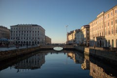 Gebäude in Triest, Italien stockbilder Gebäude in Triest, Italien stockbilder