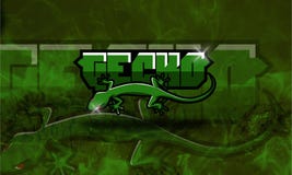 Gecko logo Esport game and youtube stock illustration Gecko logo Esport game and youtube stock illustration