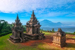 Gedong-songo Tempel II stockfotografie Gedong-songo Tempel II stockfotografie