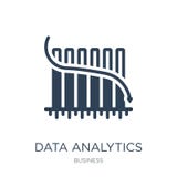 gegevensanalytics verspert grafiek met het pictogram van de nakomelingslijn in in ontwerpstijl gegevensanalytics verspert grafiek vector illustratie gegevensanalytics verspert grafiek met het pictogram van de nakomelingslijn in in ontwerpstijl gegevensanalytics verspert grafiek vector illustratie