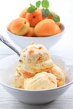Gelado do alperce fotos de stock royalty free Gelado do alperce fotos de stock royalty free