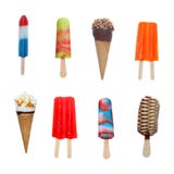 Gelato e Popsicles (ARCHIVIO ENORME) fotografia stock libera da diritti Gelato e Popsicles (ARCHIVIO ENORME) fotografia stock libera da diritti
