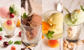 Gelato saporito fotografie stock Gelato saporito fotografie stock