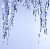 Gelo de Iciclesparkling que pendura e que derrete fotos de stock royalty free Gelo de Iciclesparkling que pendura e que derrete fotos de stock royalty free