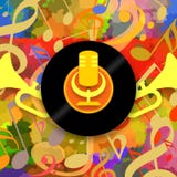 Gelukkige muziekachtergrond vector illustratie Gelukkige muziekachtergrond vector illustratie