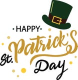 Gelukkige St Patricks dag stock illustratie Gelukkige St Patricks dag stock illustratie