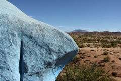 Gemalte Felsen, Tafraoute, Marokko Stockbild - Bild von landschaft