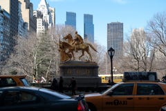 General Sherman Monument, New York City. stock images General Sherman Monument, New York City. stock images