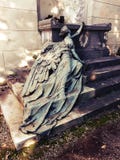 A fallen angel on the western wing of Liguria stock photo A fallen angel on the western wing of Liguria stock photo