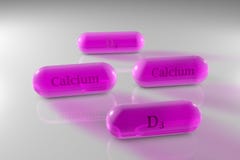 Genomskinligt vitamin D3 och kalciumkapslar Cholecalciferol och kalciumkapslar Vitamin- och mineralkomplex Sunt stock illustrationer Genomskinligt vitamin D3 och kalciumkapslar Cholecalciferol och kalciumkapslar Vitamin- och mineralkomplex Sunt stock illustrationer