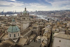 Genova sikt royaltyfria foton Genova sikt royaltyfria foton