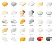 Genre différent de bande dessinée de fromage, icônes de monochrom dans la collection réglée pour la conception Actions de symbole illustration stock Genre différent de bande dessinée de fromage, icônes de monochrom dans la collection réglée pour la conception Actions de symbole illustration stock